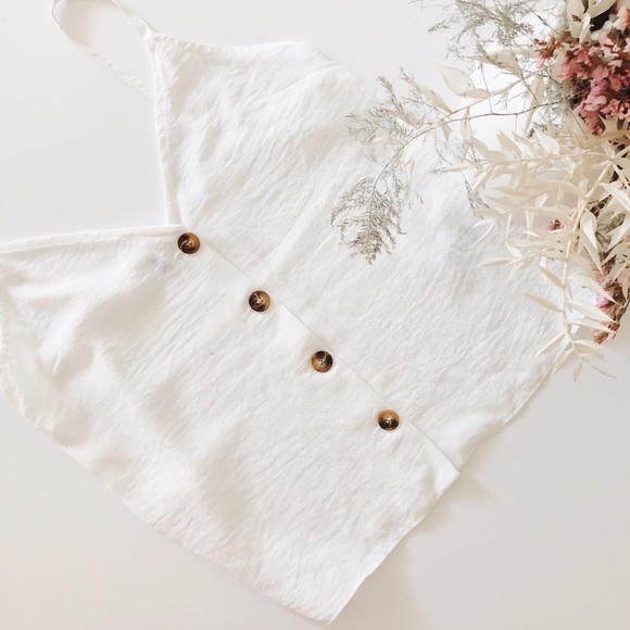 Topshop Tops - Topshop Button Top